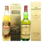 The Glenlivet 12 Year SM & 70s/80s Grant's Scotch