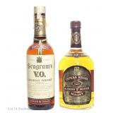 1976 Seagram's V.O. Canadian & Chivas Scotch (1+1)