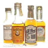 Bourbon Vintage Mini Bottles (4)