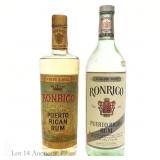 60s/70s Ronrico White Label & Extra Dry White Rum