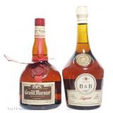 Dom B and B & Grand Marnier Liqueurs