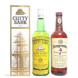 '80s Seagram's 7 Crown Whisky, Cutty Sark Scotch
