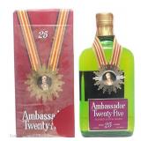 1980s Ambassador Twenty-Five Blended Scotch