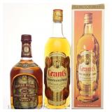 60s/70s Chivas Regal 12 Year & Grant's Scotch