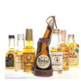 Various Vintage Whiskey Minis (8)
