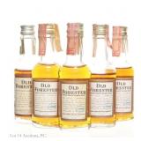 Series 111 Old Forester Bourbon Mini Bottles (4+1)