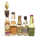 Chartreuse, Cognac, Rum, Sake Minis (1+2+1+1)