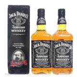 Jack Daniel's Old No. 7 Whiskey Older Bottles (2)