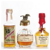 Whiskey Minis (Old Fitz., Blanton's, Maker's Mark)