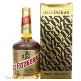 1980s Old Fitzgerald Prime Bourbon In Box