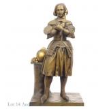 After Marie d'Orleans Bronze Joan of Arc, Sword