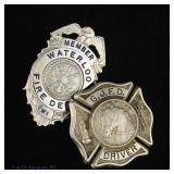 Firefighter Fire Department Badges (2 - Obsolete)