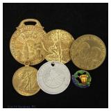 6 Medals From Early 1900's Expositions