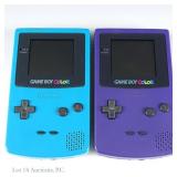 Nintendo Game Boy Color Grape & Teal Consoles T+W