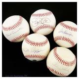 Chicago Cubs Signed Baseballs (5)