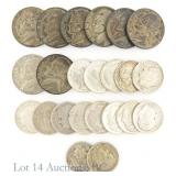 Various US Silver 5c & 10c Coins (23)