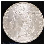 1884 US Silver Morgan Dollar (Org. Mint Luster)