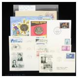 Various US & World Coin & Stamp Items (9)