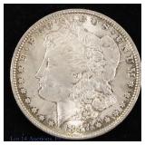 1887 US Silver Morgan Dollar (Clean Cheek)