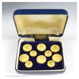 J.R. Gaunt & Son Gold Tone Blazer & Vest Buttons
