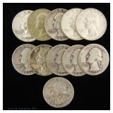 US 90%-Silver Washington 25c (ASW +1.9 Oz), 11