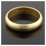 14k Yellow Gold Band, Size 10