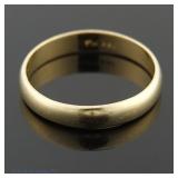 14k Yellow Gold Band, Size 8
