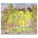 Evgeniy I. Krylov Oil Painting 'Spring'