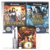 Game Cube & Game Boy Advance LOTR Games CIB (2+1)