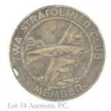 Circa 1940s US 92.5% Silver TWA Member Token