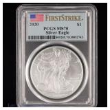 2020 American Silver Eagle $1 (PCGS MS70)