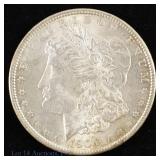 1900 US Silver Morgan Dollar (Clean Cheek)