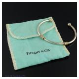 Tiffany & Co. Sterling Silver & 14k YG Coil Cuff