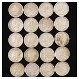 1935 - 1944 US Silver Mercury 10c (ASW 1.4 Oz), 20