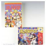 Dr Mario Nintendo NES And Nintendo 64 Games CIB