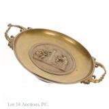 LeVillain Bronze Tazza 'La Masque' F. Barbedienne
