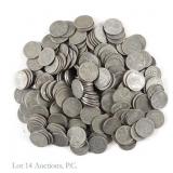 1943 US Lincoln Steel Wheat Cents (Approx. 250)