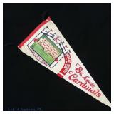 1968 St. Louis Cardinals WS Photo Felt Pennant