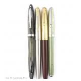 Parker, Sheaffer, Esterbrook Fountain Pens (4)