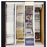 Box Of Baseball Football Hockey & Soccer Cards