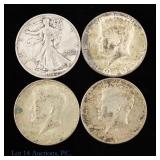 US Silver Half Dollars (ASW 0.8 Oz), 4