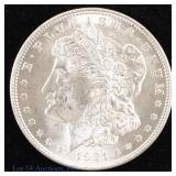 1921 US Silver Morgan Dollar (Very Lustrous)