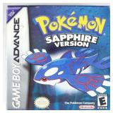 Authentic Game Boy Advance Pokemon Sapphire Vers.