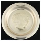Sterling Silver Official '73 Nixon Inaugural Plate