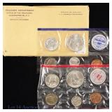 1961 P, D US 90%-Silver Unc. 10-Coin Mint Set