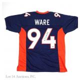 DeMarcus Ware Signed Jersey Leaf COA