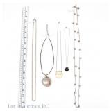 Sterling Silver Necklaces (5)