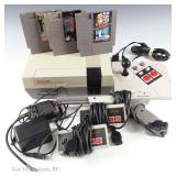 Nintendo NES Console, Accessories, Games (3)