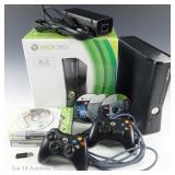 XBox 360S Console, Accessories, Games (9) T+W
