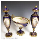 Belle Epoque Sevres Style Garniture Set